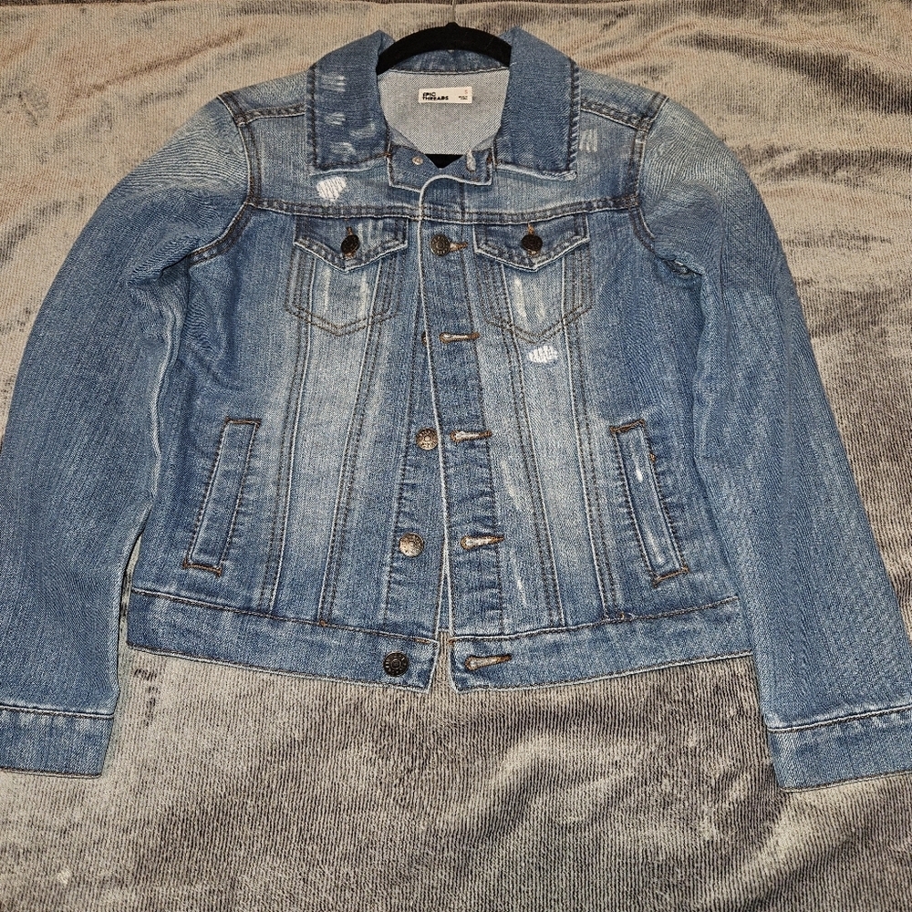 Epic Threads Raw Hem Denim Jacket - Small
